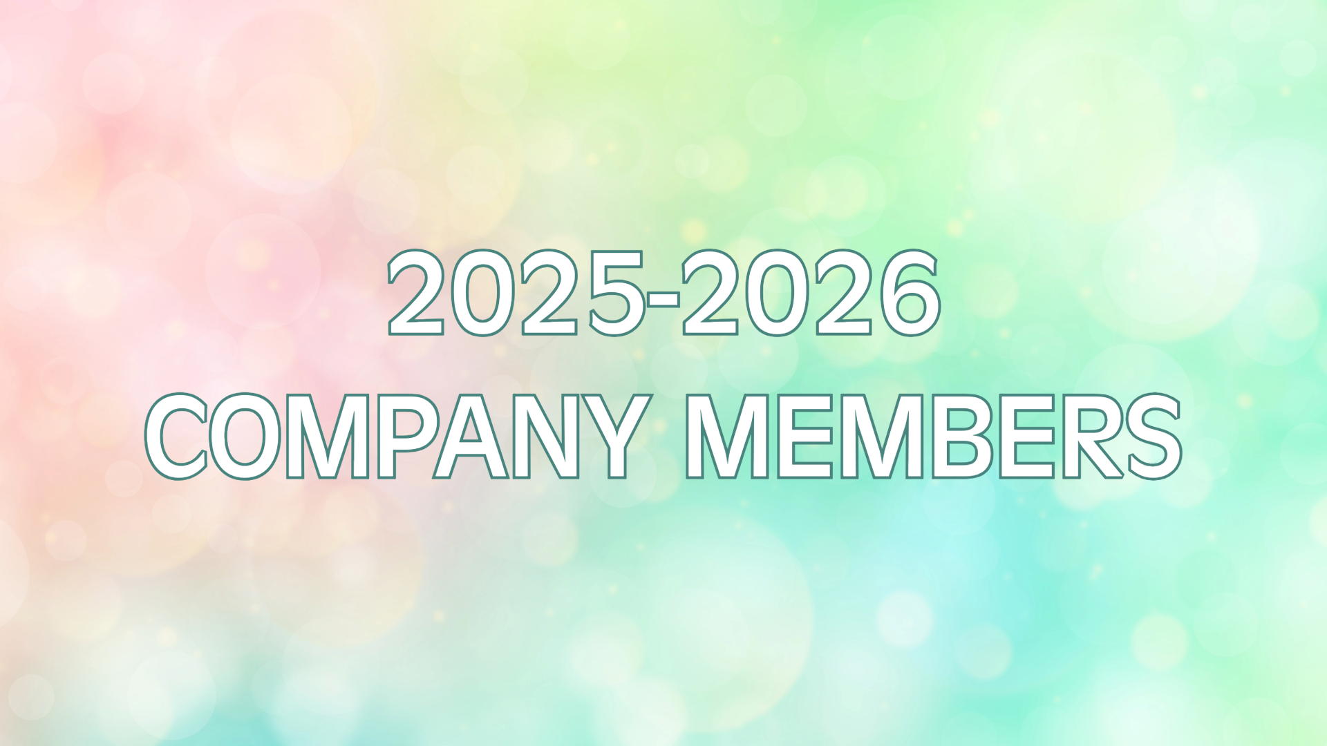2025-2026 Company Members